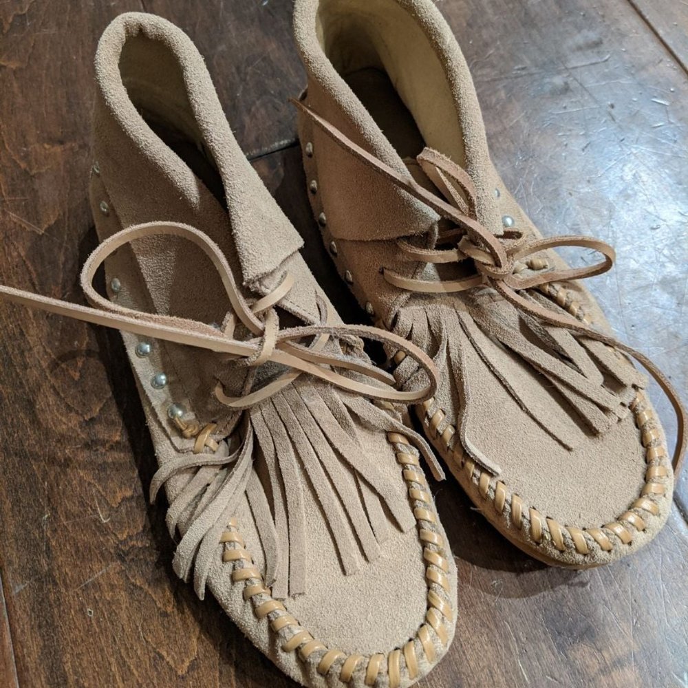 NWOT - Zara Suede Moccasins - 38
